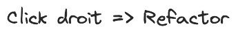 click droit
