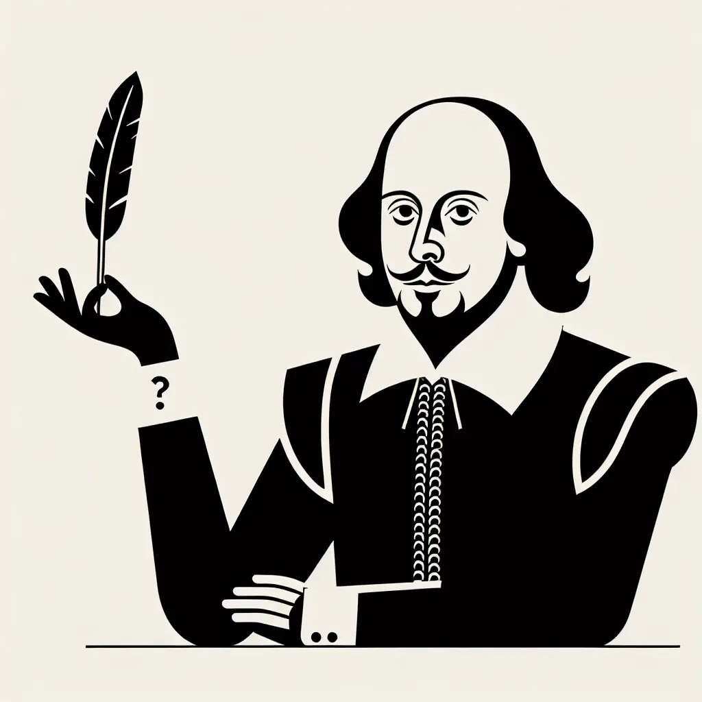 Shakespeare posant une question